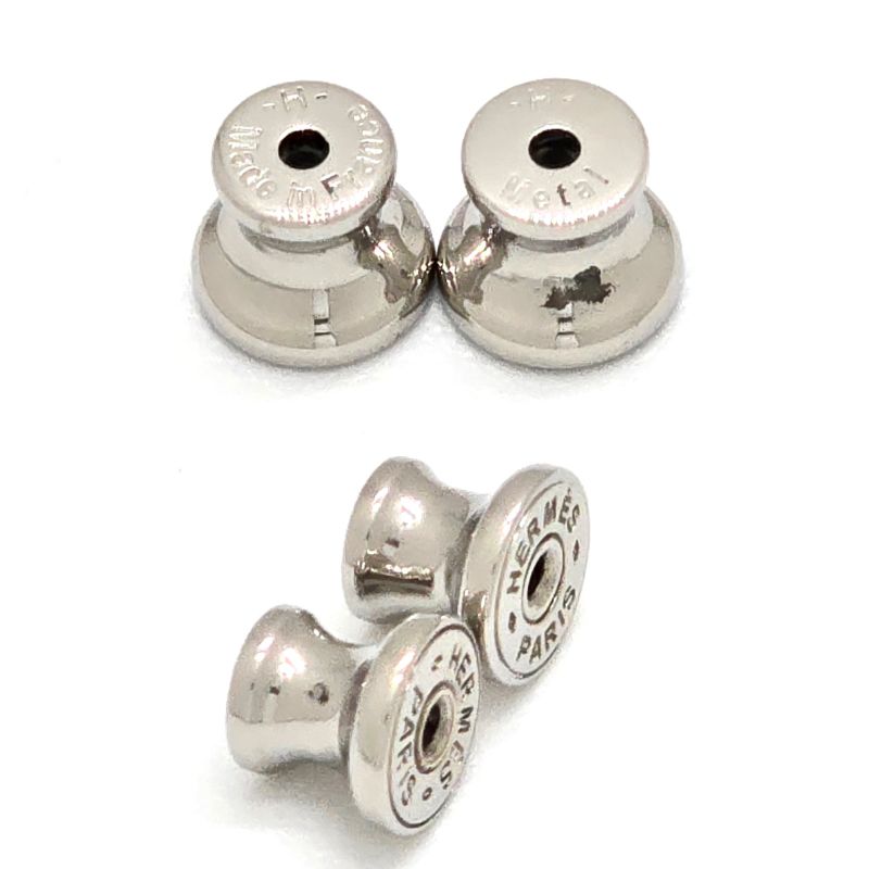 Hermes Attrage Earrings Both Ears Enamel White Multicolor Height 6 cm — view 9