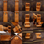 Louis Vuitton Keepall 50 Vintage Monogram Canvas Brown 822 Boston — view 9
