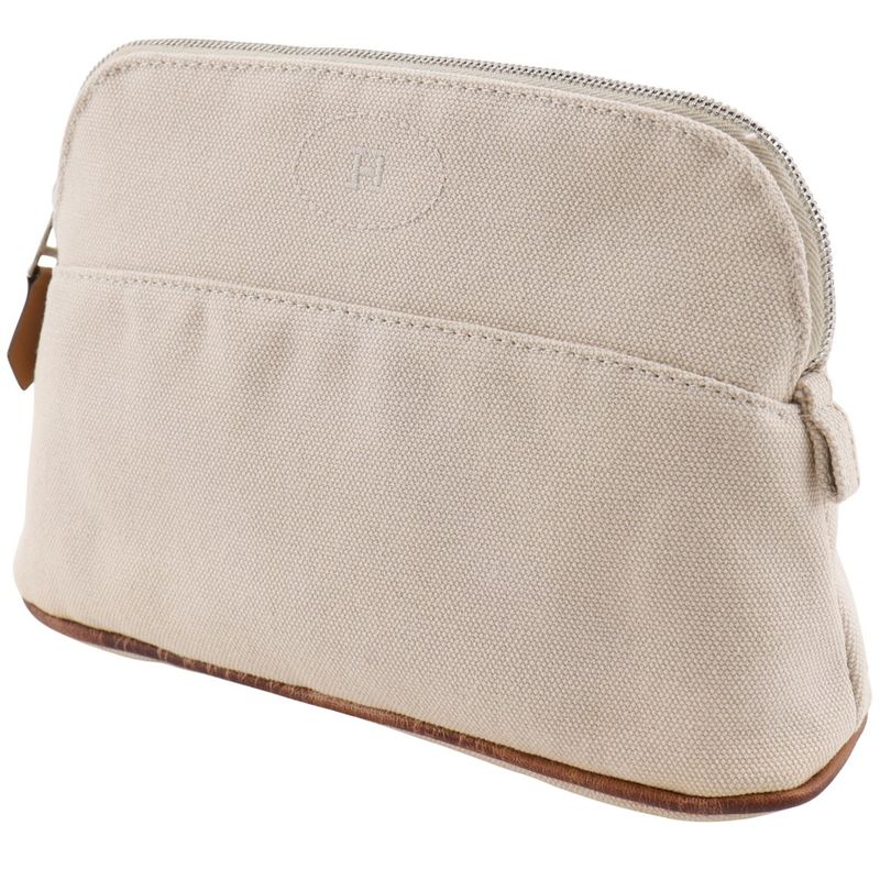 Hermes Bolide Pouch 20 Canvas Beige — view 3