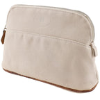 Hermes Bolide Pouch 20 Canvas Beige — view 3