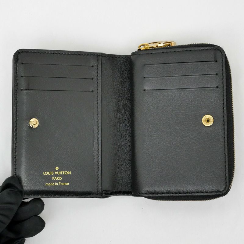 Louis Vuitton Portefeuille Le-noir Black RFID Leather Wallet — view 6
