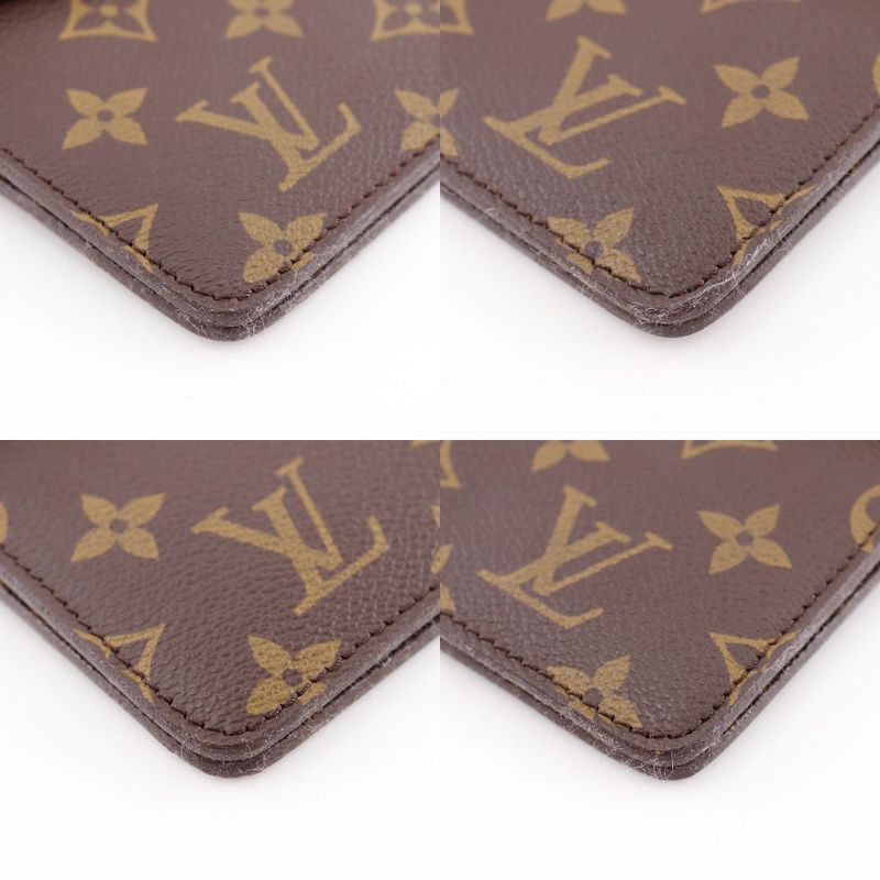 Louis Vuitton Double Lava Vintage 2-Way Clutch Monogram Canvas Brown — view 5