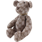 Gucci Bear GG Canvas Brown Stuffed Toy — view 3