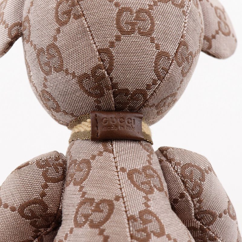 Gucci Bear GG Canvas Brown Stuffed Toy — view 8