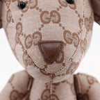 Gucci Bear GG Canvas Brown Stuffed Toy — view 9
