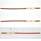 Hermes Leather Bracelet Etrier Double Tour Wrap O Stamp T2 arm Circumfere — view 4