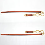 Hermes Leather Bracelet Etrier Double Tour Wrap O Stamp T2 arm Circumfere — view 5