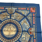 Hermes Scarf Silk Carre 90 le Songe De Poliphile Dream Blue Box — view 4