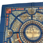 Hermes Scarf Silk Carre 90 le Songe De Poliphile Dream Blue Box — view 3