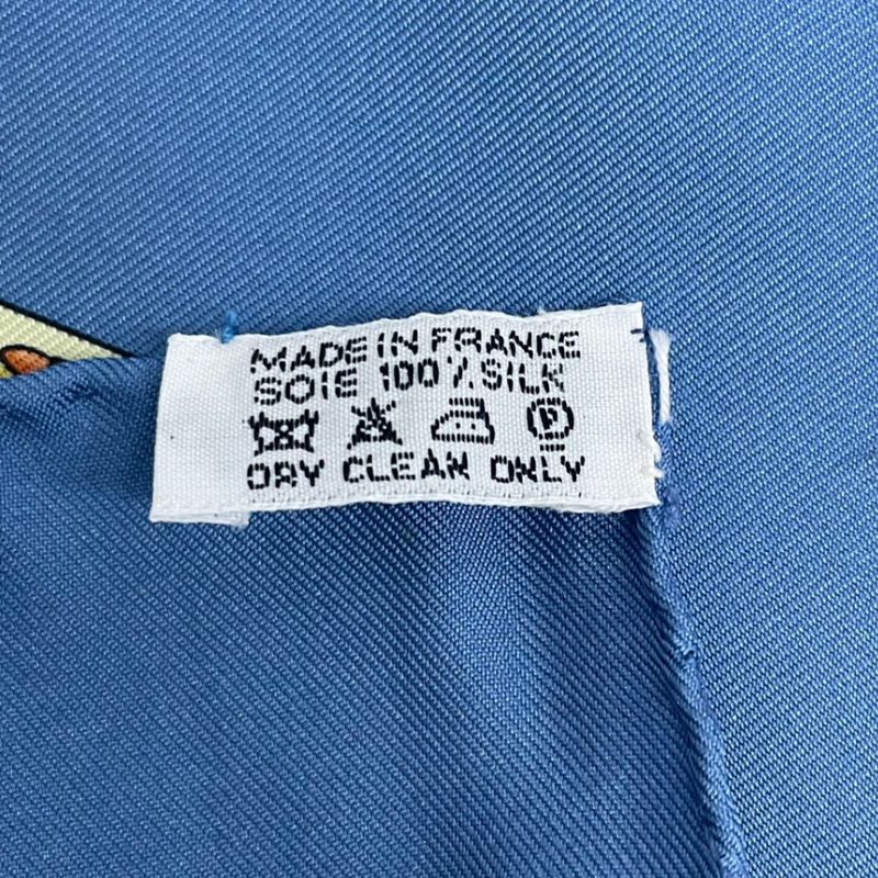 Hermes Scarf Silk Carre 90 le Songe De Poliphile Dream Blue Box — view 9