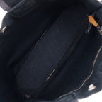 Hermes Sac Fourre Tout PM Cotton Canvas Black Handbag — view 7