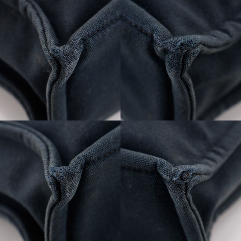 Hermes Sac Fourre Tout PM Cotton Canvas Black Handbag — view 5