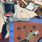 Hermes Scarf Silk Carre 90 Kachinas Ethnic Red Box — view 9