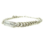 Christian Dior Chain Link Signature Plate N1971 Hommt d000 Silver Necklace 1245 — view 3