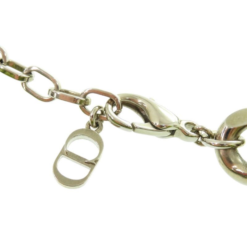 Christian Dior Chain Link Signature Plate N1971 Hommt d000 Silver Necklace 1245 — view 8