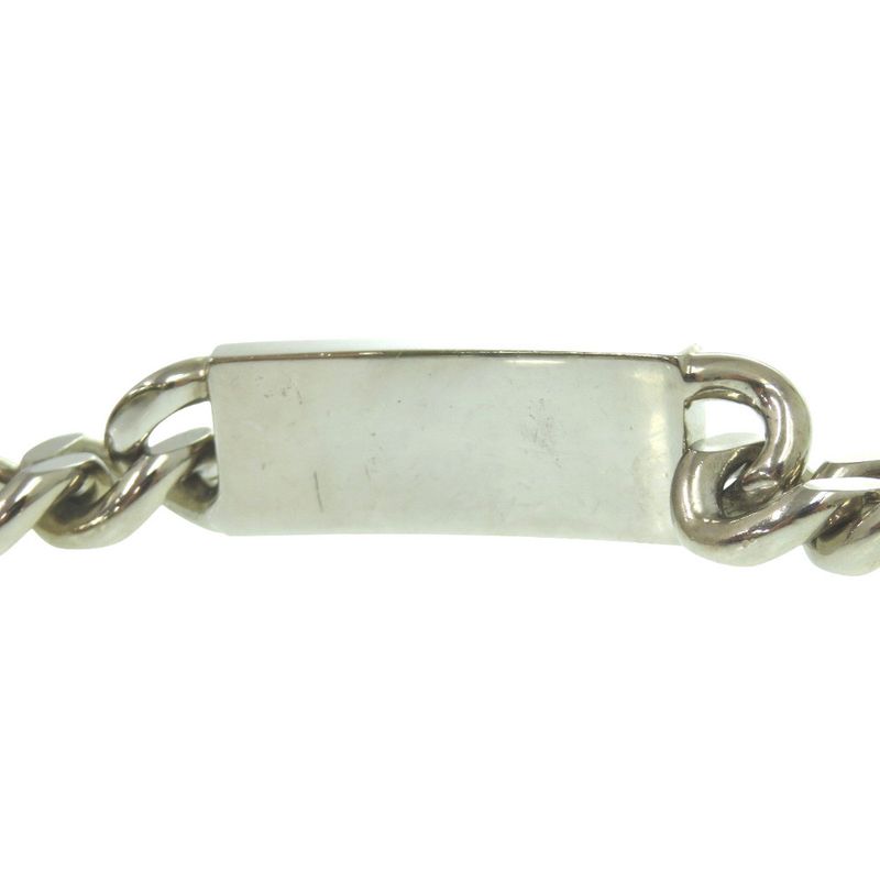 Christian Dior Chain Link Signature Plate N1971 Hommt d000 Silver Necklace 1245 — view 6