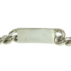 Christian Dior Chain Link Signature Plate N1971 Hommt d000 Silver Necklace 1245 — view 6