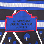 Hermes Carre 90 new Lovers Of Paris Les Nouveaux Amoureux De Scarf — view 4