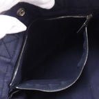 Hermes Sac Fourre Tout PM Cotton Canvas Black Navy Handbag — view 8