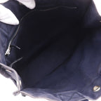 Hermes Sac Fourre Tout PM Cotton Canvas Black Navy Handbag — view 7