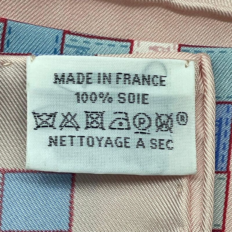 Hermes Scarf Silk Carre 90 Bolduc-check Bolduc Au Fall Winter 2019 — view 8