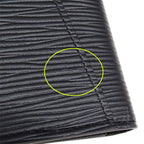 Louis Vuitton Card Case Epi Leather Organizer Do Poche Black — view 9