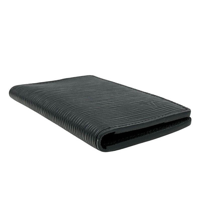 Louis Vuitton Card Case Epi Leather Organizer Do Poche Black — view 4
