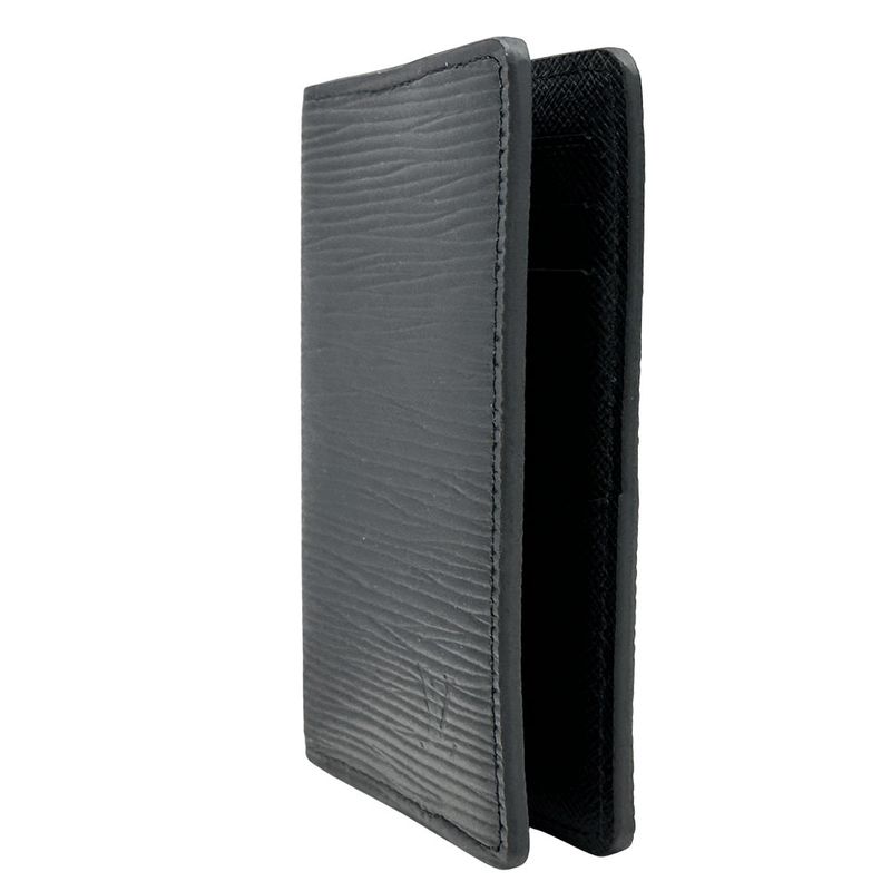 Louis Vuitton Card Case Epi Leather Organizer Do Poche Black — view 5