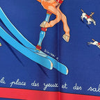 Hermes Carre 90 Scarf 100% Silk Raconte Moi Le Cheval Talking About Horses — view 8