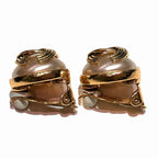 Chanel Earrings Accessories Total Weight 18.4 g GP Faux Pearl — view 9