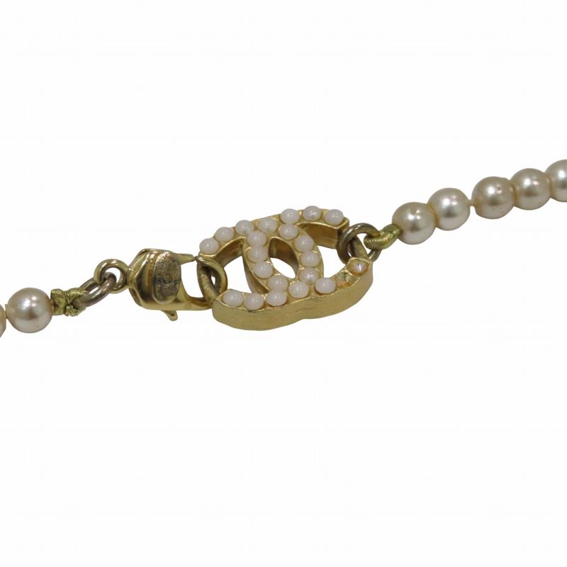 Chanel Necklace Accessories 40 cm GP Faux Pearl — view 3