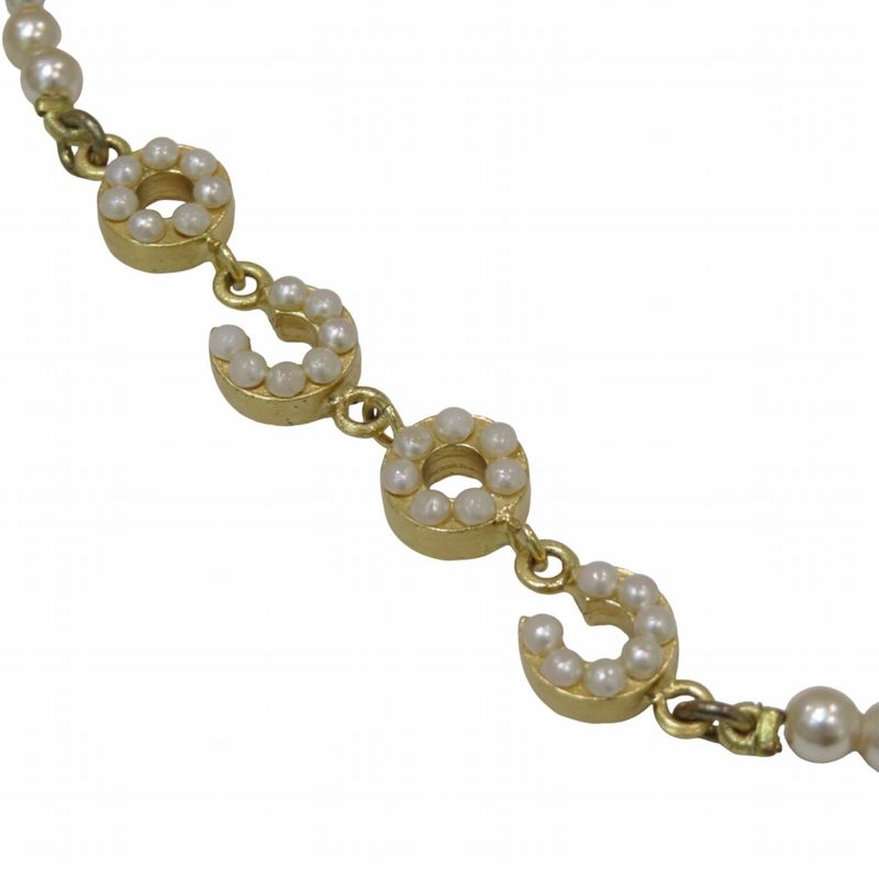 Chanel Necklace Accessories 40 cm GP Faux Pearl — view 9