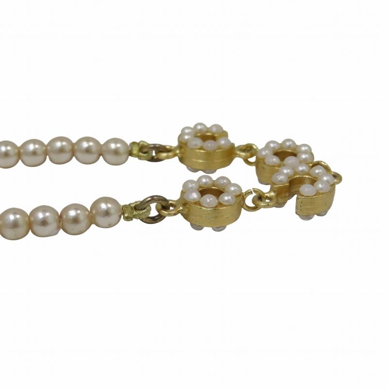 Chanel Necklace Accessories 40 cm GP Faux Pearl — view 6