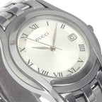 Gucci G Class 5500 M Stainless Steel Quartz Analog Display Silver Dial — view 3