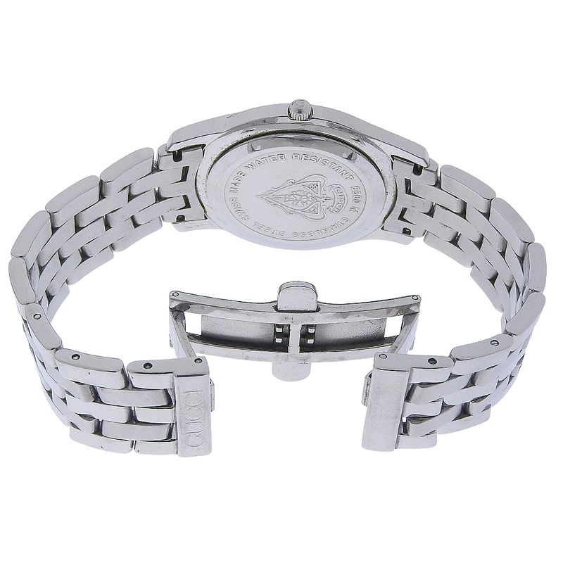 Gucci G Class 5500 M Stainless Steel Quartz Analog Display Silver Dial — view 5