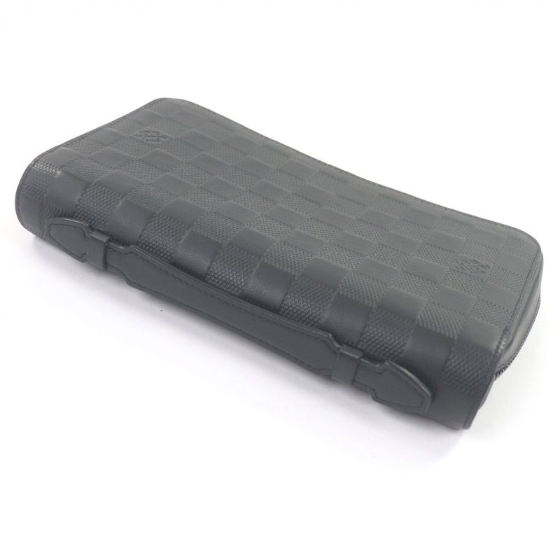Louis Vuitton Damier Infini Leather Round Zipper Long Wallet — view 5