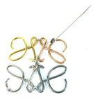 Loewe Anagram 4 Color Brooch Gold Silver Bronze Metal Storage Bag — view 5