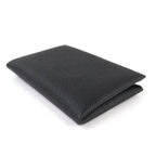 Hermes Calvi Veau Epsom Silver Hardware Business Card Holder Coin Case — view 5