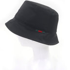 Gucci Embossed Logo Sherry Line Bucket Hat Black — view 3
