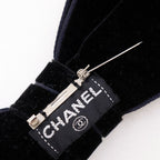 Chanel Ribbon Velor Black 17 g Brooch — view 4