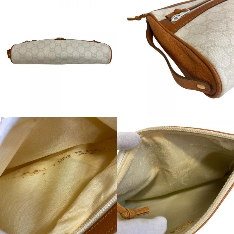 Gucci Clutch Bag Pouch Vintage Second White — view 8