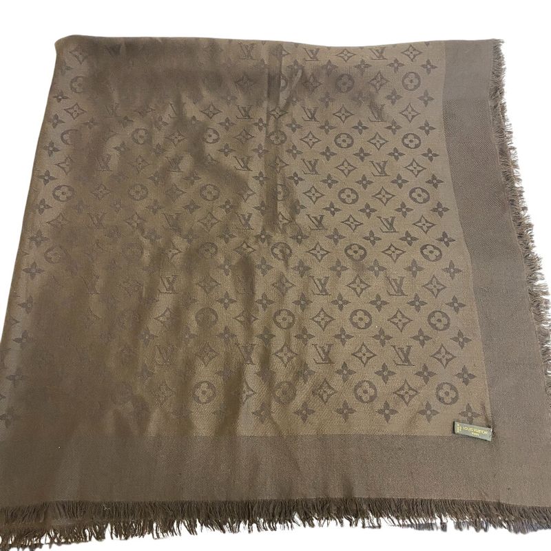Louis Vuitton Large Shawl Brown — view 5