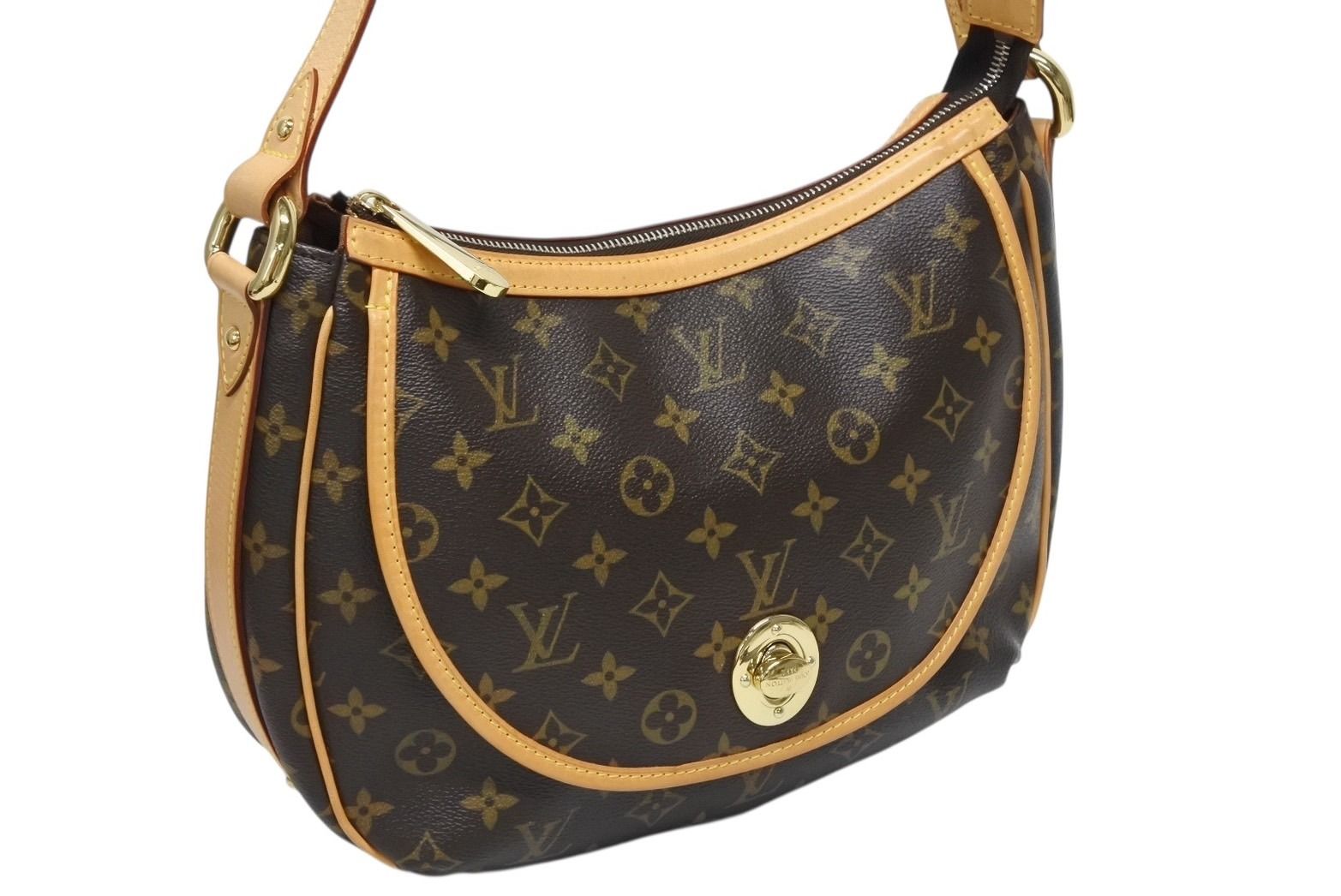 Louis Vuitton Tulum PM Bag Monogram Leather Brown — view 4
