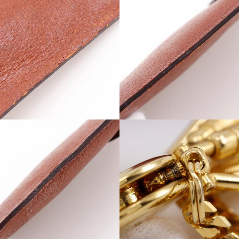 Gucci Vintage Leather Brown Key Case — view 9