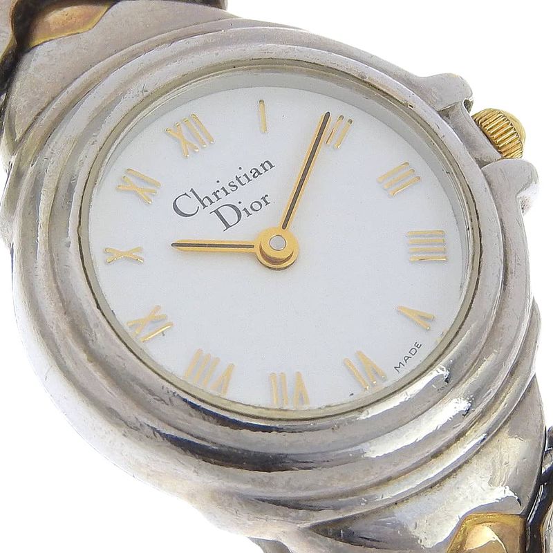 Christian Dior Stainless Steel Quartz Analog Display White Dial — view 3