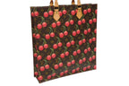 Louis Vuitton Tote Bag Takashi Murakami Sac Plat Monogram Cherry Brown — view 4