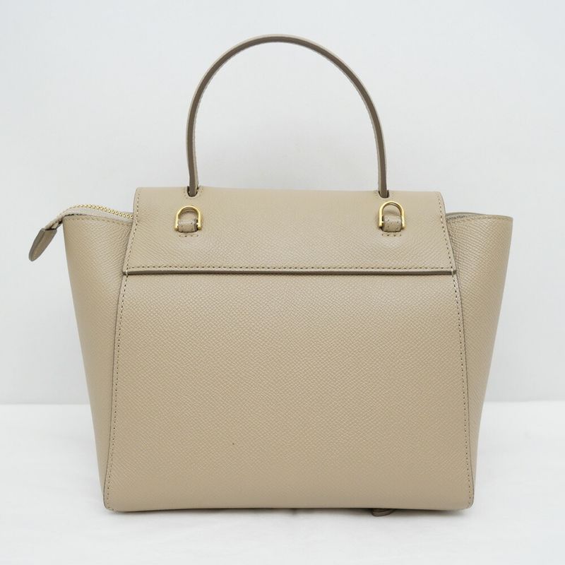 Celine Belt Bag Nano Grey Shoulder Hand — view 3