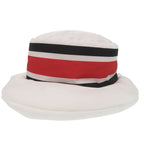 Prada Re Nylon Logo Print Volume Bucket Hat Polyester Polyamide White 0674 — view 4