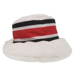 Prada Re Nylon Logo Print Volume Bucket Hat Polyester Polyamide White 0674 — view 5