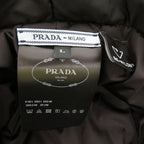 Prada Re Nylon Logo Print Volume Bucket Hat Polyester Polyamide Black 0673 — view 2